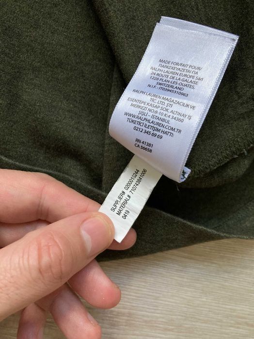 POLO By Ralph Lauren мъжка поло блуза фланела размер L Slim Fit