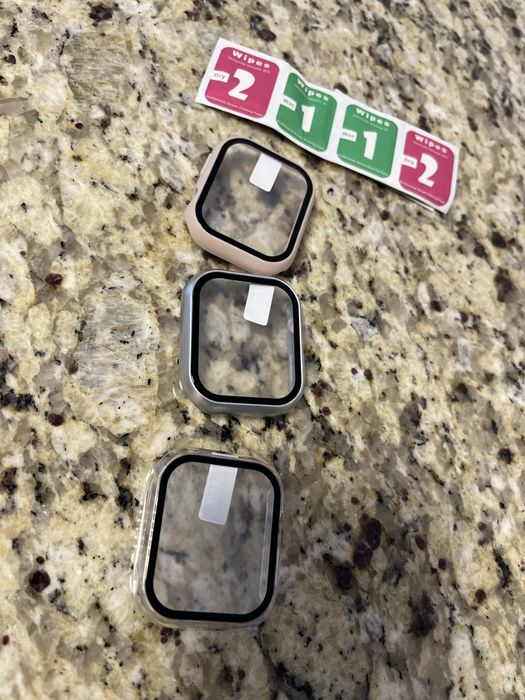 3 броя за 14 лв Apple Watch кейс протектор 45 mm