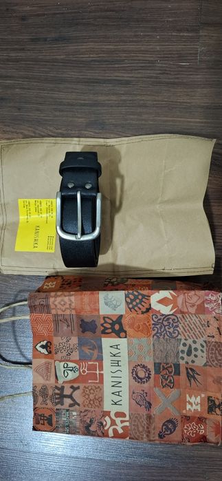 Ремень кожанный канишка