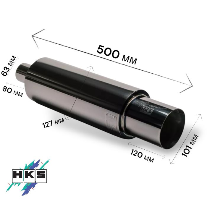 Распродажа ! Глушитель HKS 63/101