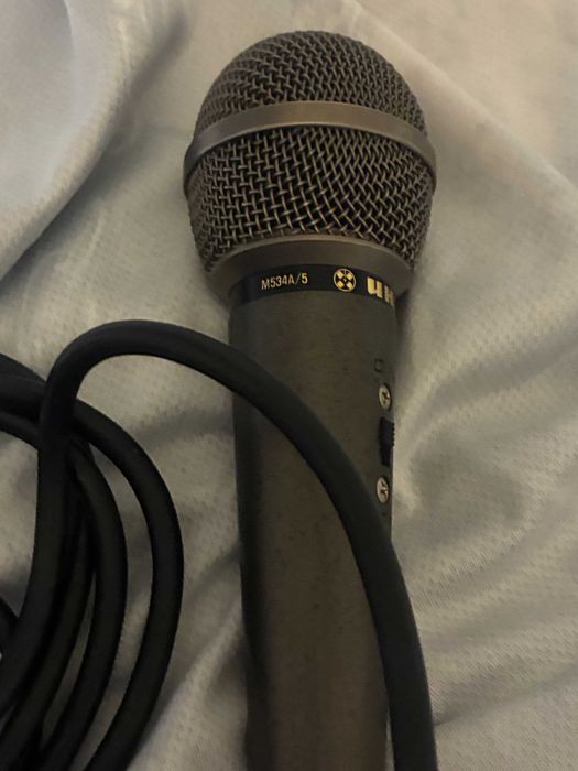 Винтидж динамичен микрофон Uher M534/5 (AKG капсула) с XLR букса