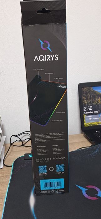 Mouse Pad RGB Aqirys Eclipse Medium