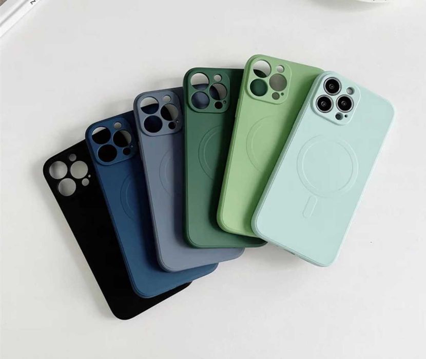 Husa cu microfibra MagSafe pt. iPhone 13 , 13 Pro, 13 Mini, 13 Pro Max