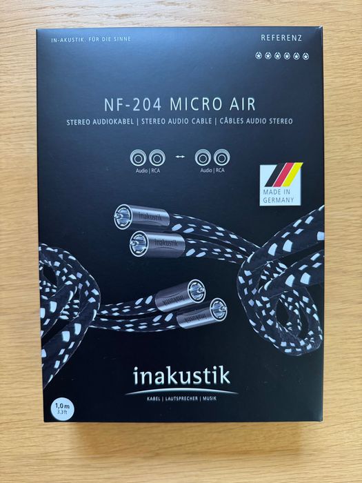 Inakistik Reference NF-204 RCA стерео аудио кабел - 1,00м