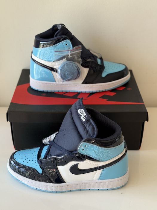 Air Jordan 1 Retro UNC Patent Verificare Colet Full Box marimi 35,5-45
