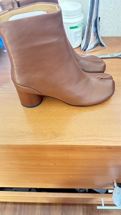 Полусапожки кожаные