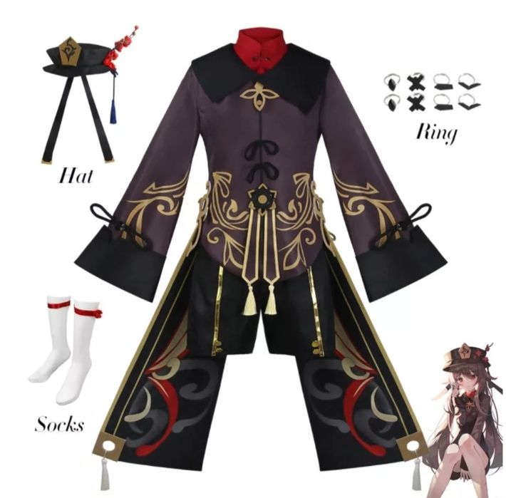 Косплей геншин Ху Тао