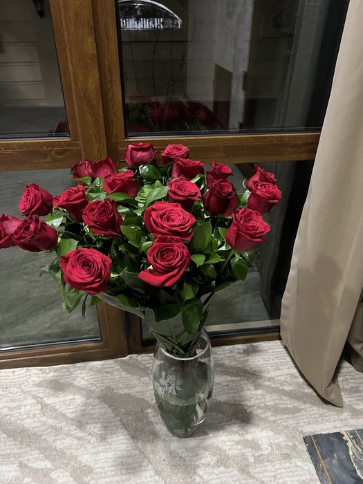 Букет красных роз