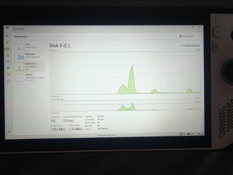 Rog ally Z1 Extreme (upgrade la baterie și răcire)