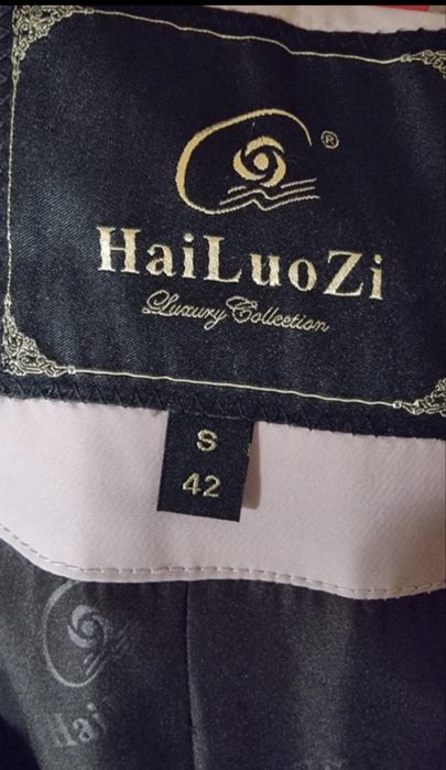 Geaca de iarna cu guler natural