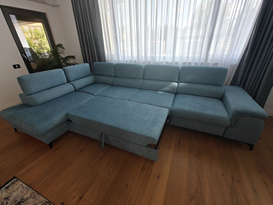 Coltar extensibil din stofa