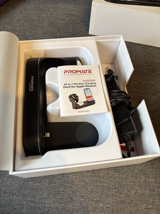 Stație de încărcare wireless iPhone, AirPods, Apple Watch