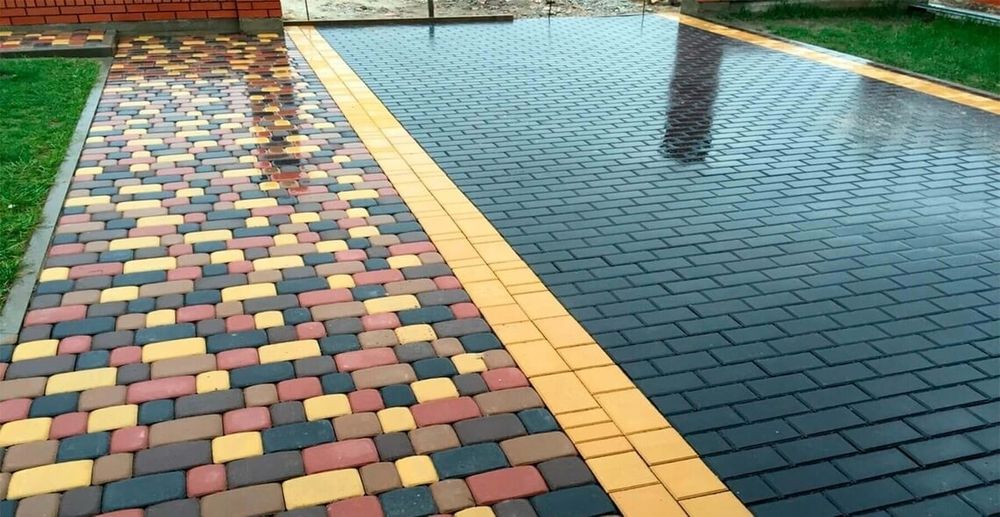 Укладка брусчатки