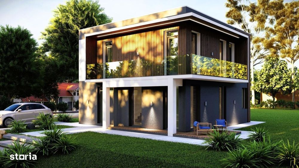 5 camere! Dormitor jos! Panouri fotovoltaiece! Vila Rediu