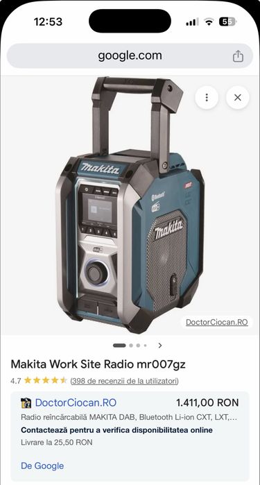 Makita MR 007G boxă șantier