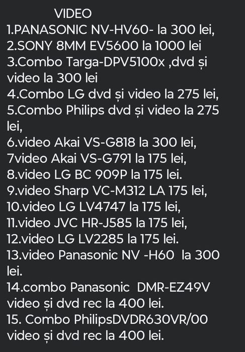 Video rec și playere-combo