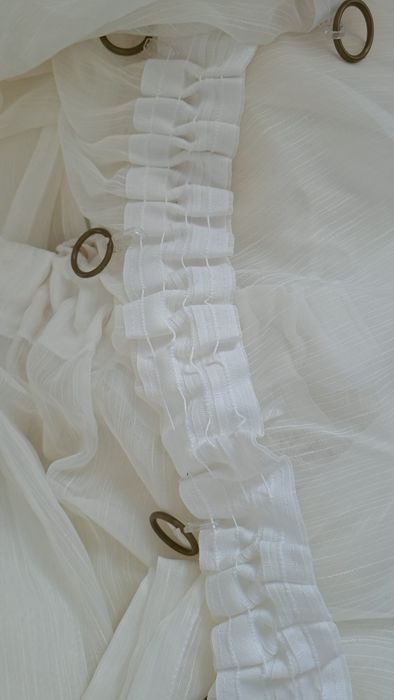 8  Draperii " Perdele  voal cu model ( pret lot  (