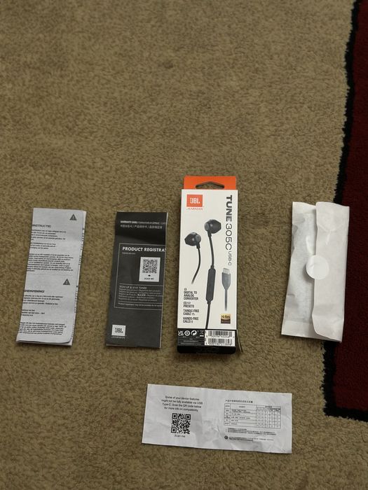 JBL naushnik sotiladi 100% Original JBL Tune-305C- USB -C Designe by