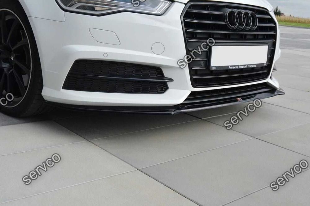 Prelungire bara fata Audi A6 C7 4G S-Line 2014- 2018 v1 - Maxton