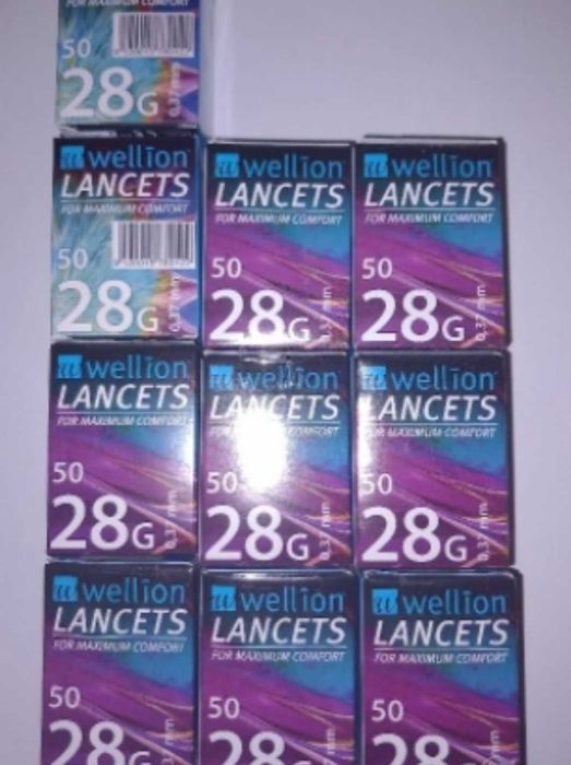 Wellion Lancets Ланцети за кръвна захар 0.37 мм х50 бр