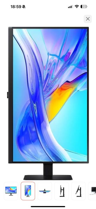 Монитор Samsung S8 60герц