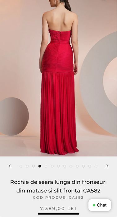 Rochie Cristallini S/L/M de inchiriat vanzare