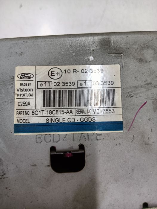 Cd Player Auto Ford Focus Ii Da_, Hcp, Dp 2004 - 2013 8C1T18C815Aa