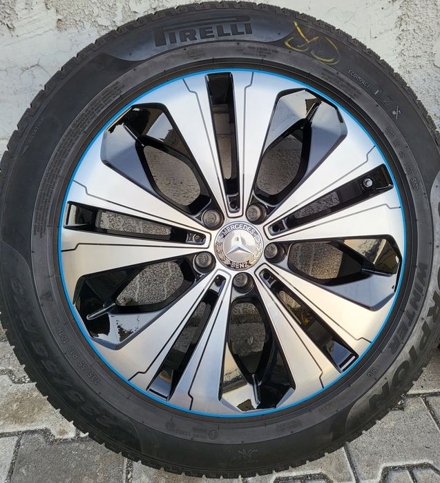 Jante aliaj Mercede R 19, GLC, EQC, anvelope iarna Pirelli 255 50 19