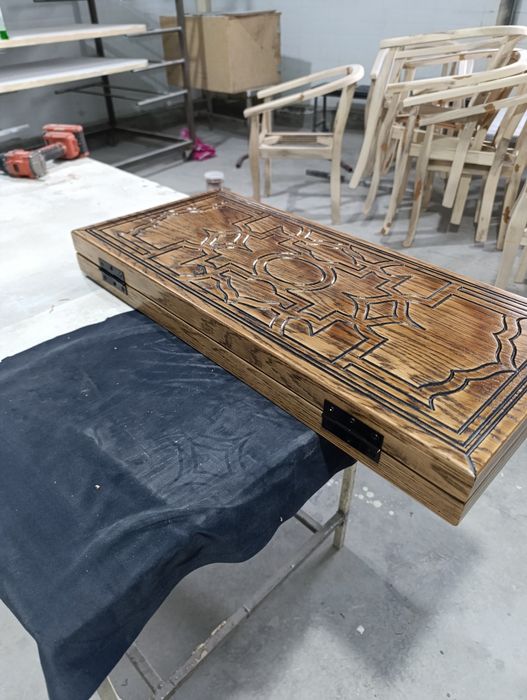 Нарды на заказ из шпона