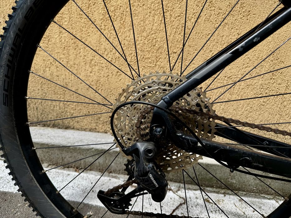 Bicicleta Cube Attention SL Black Gray SRAM furca aer