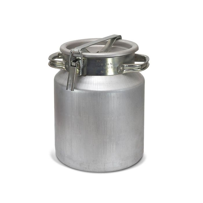 Фляга молочная алюминиевая, 40 Л и 20 Л, РОССИЯ