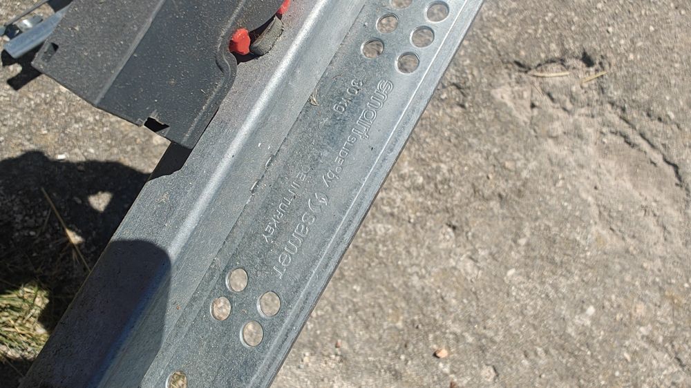 Скрити водачи за чекмедже Samet Smart Slide, частично изтегляне (Single Extension), Push to Open, 30kg.
