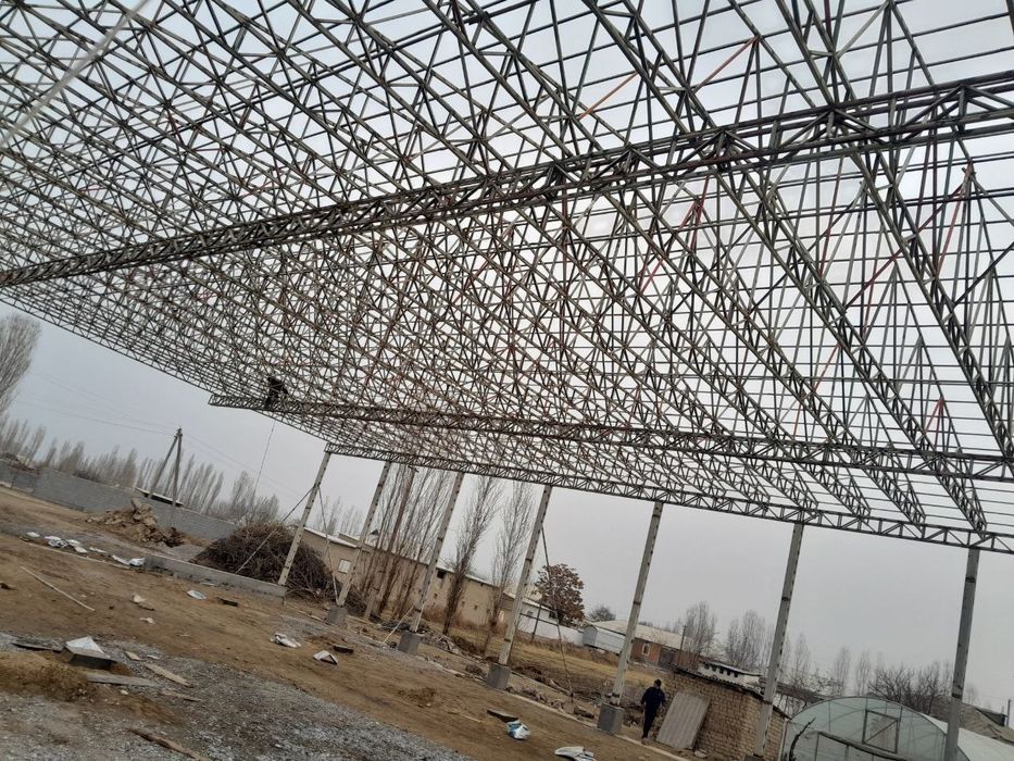 O'zbekiston bo'ylab tom naves stadiyon issiqxona qurish xizmat