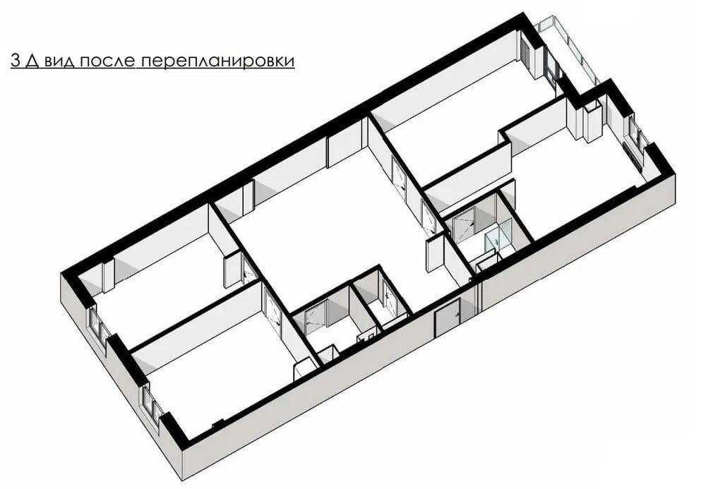 4-х комнатная в ЖК «Comfort House» ID: 6989