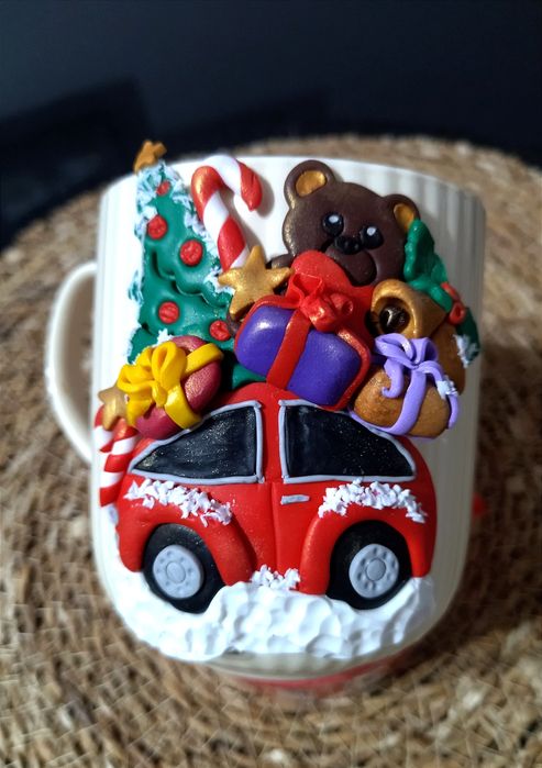 Cadouri-Căni personalizate cu decor din lut polymeric