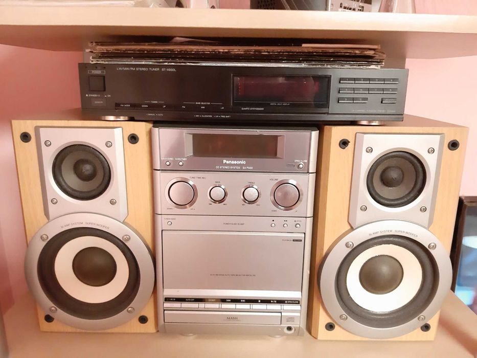Vand Sistem Panasonic PMA22 Tuner Technics Egalizator Grafic DVD Sony Deck Luxman