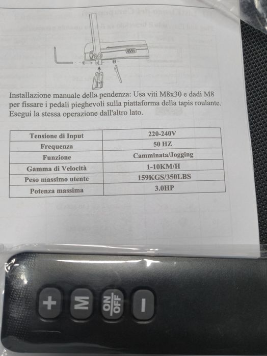 Ел.Сгъваема Пътека с дистанционно 3 в 1 .с наклон 10%/15% 1-10 км/ч..