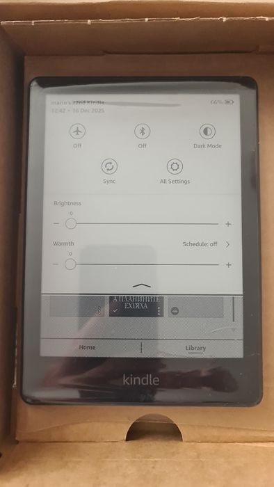 Kindle paperwhite 5/11th с подсветка wifi и Bluetooth