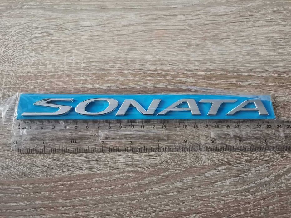 сребрист надпис Хюндай Соната Hyundai Sonata
