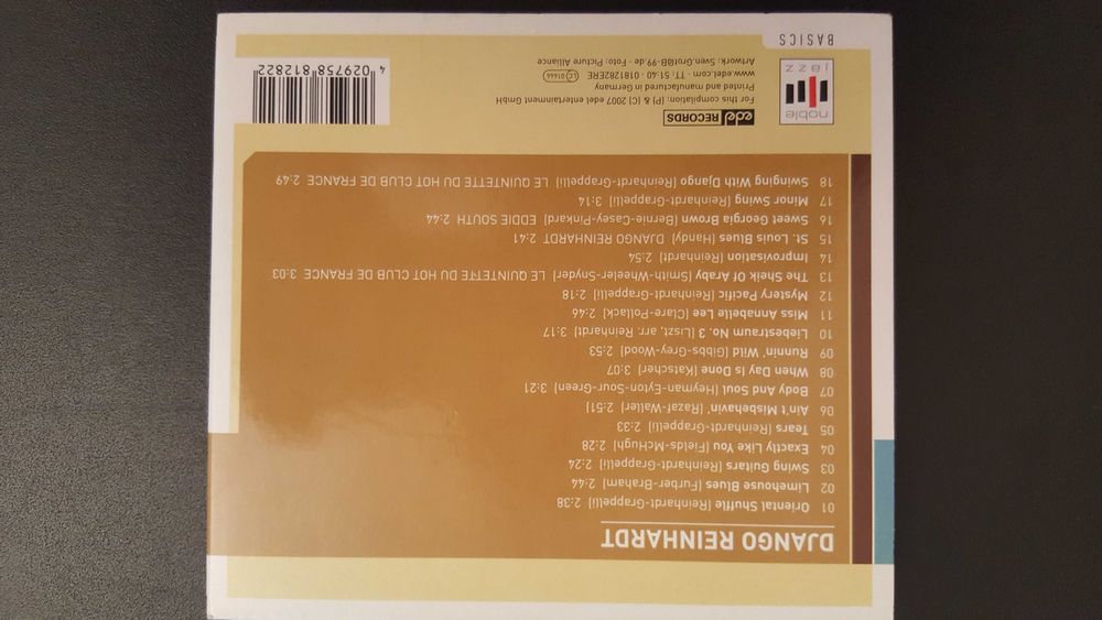 Дискове джаз, фадо-Django Reinhardt, Amália Rodrigues, Matt Molloy