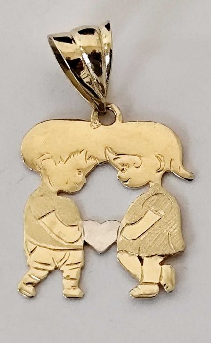 Pandantiv aur 14K - Copilasi , 1.14 gr. (AG35 B 34715.7) Garantie 2 ani !