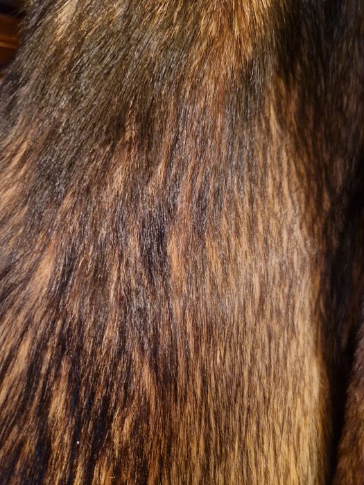 Дамско палто естествен косъм