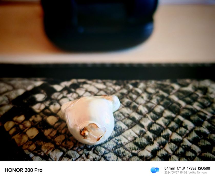 Голяма естествено-култивирана изящна перла (Естония) 1,7мм. х 2,3мм.