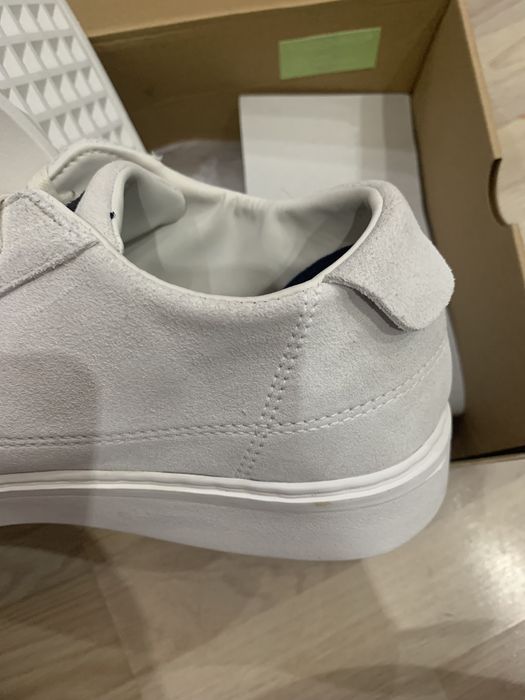 Нови мъжки сникърси Lyle & Scott естествена кожа