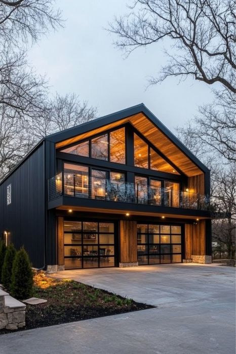 Строительство BarnHouse дома под ключ