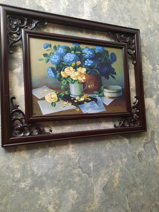 Картина холст масло 90х 80