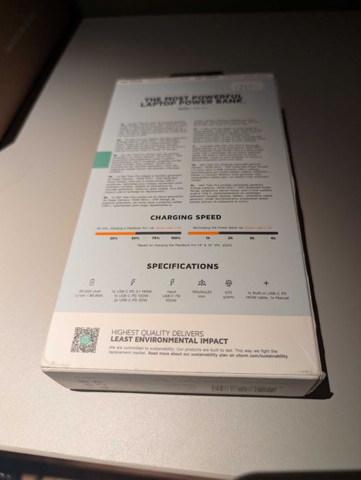 Power Bank батерия Titan Ultra 200W 24000mAh