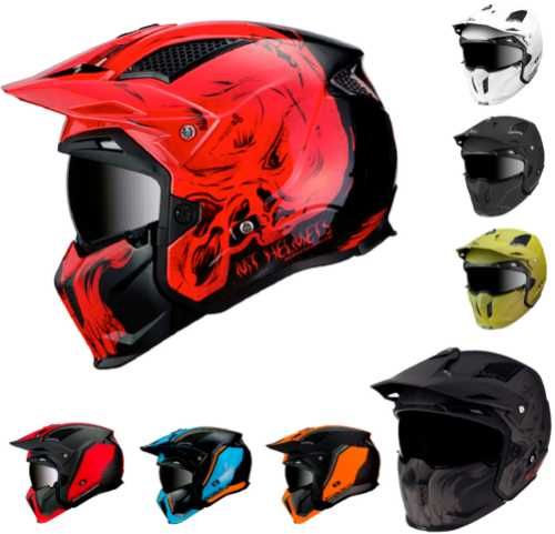 Каска MT streetfighter мат/гланц/всички разцветки S/M/L/XL мото мотор
