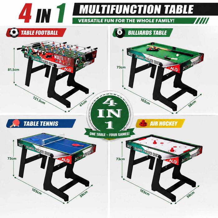 Игрална маса 4 в 1 SF0249MX