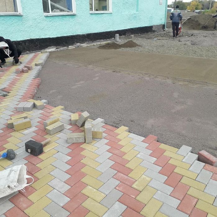 Укладка брусчатка Бардюр